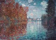 Claude Monet Autumn at Argenteuil painting